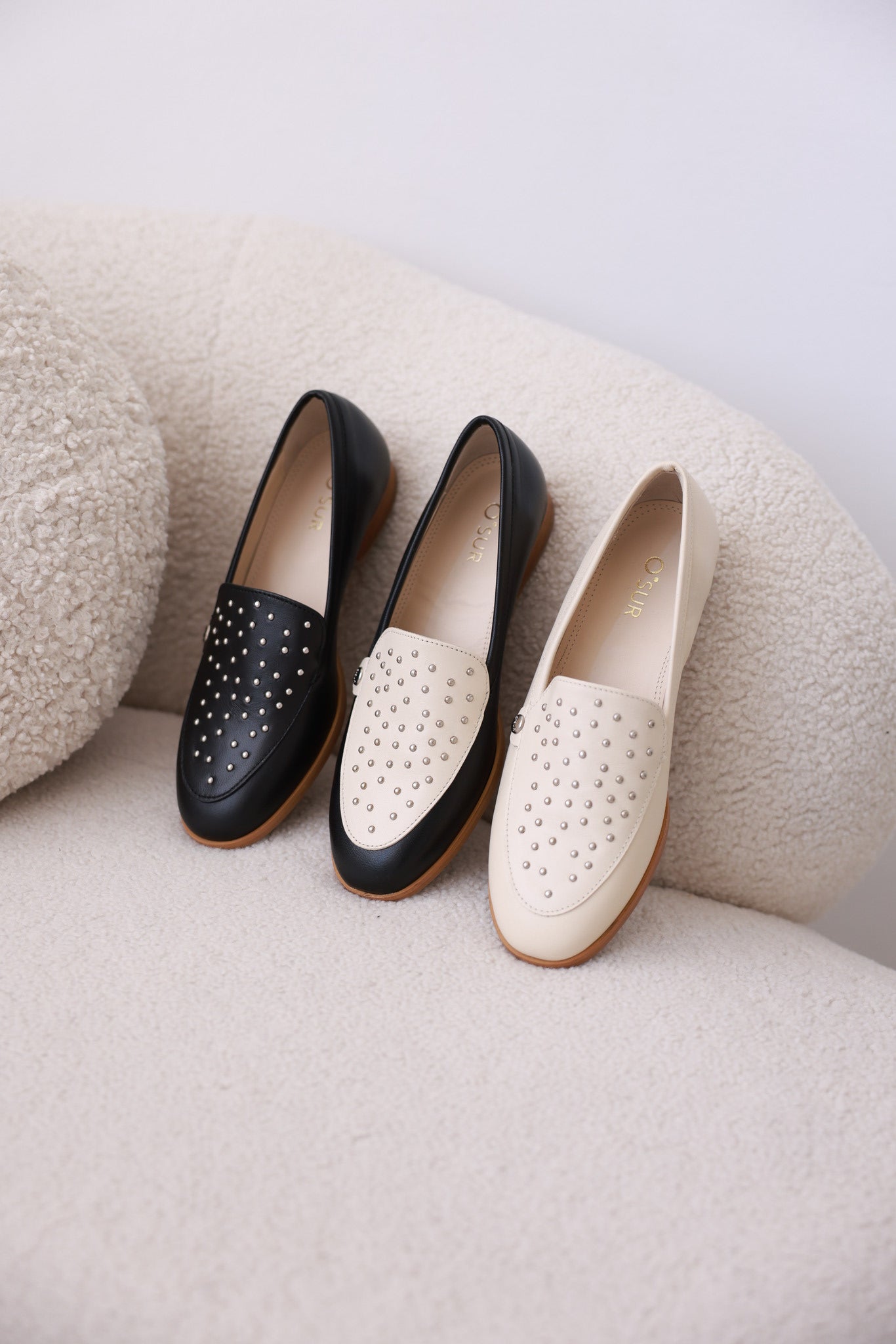 Mocasines y bailarinas mujer en piel | O-SUR shop online